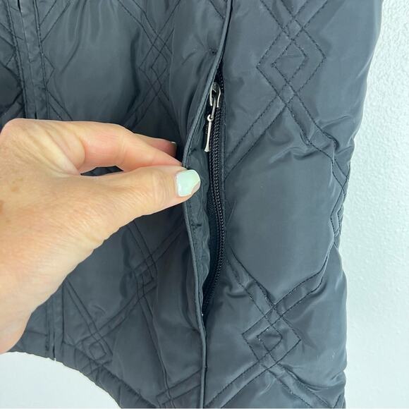 Eddie Bauer Womens Vest Goose Down Quilted Winter Black Small - Picture 5 of 9